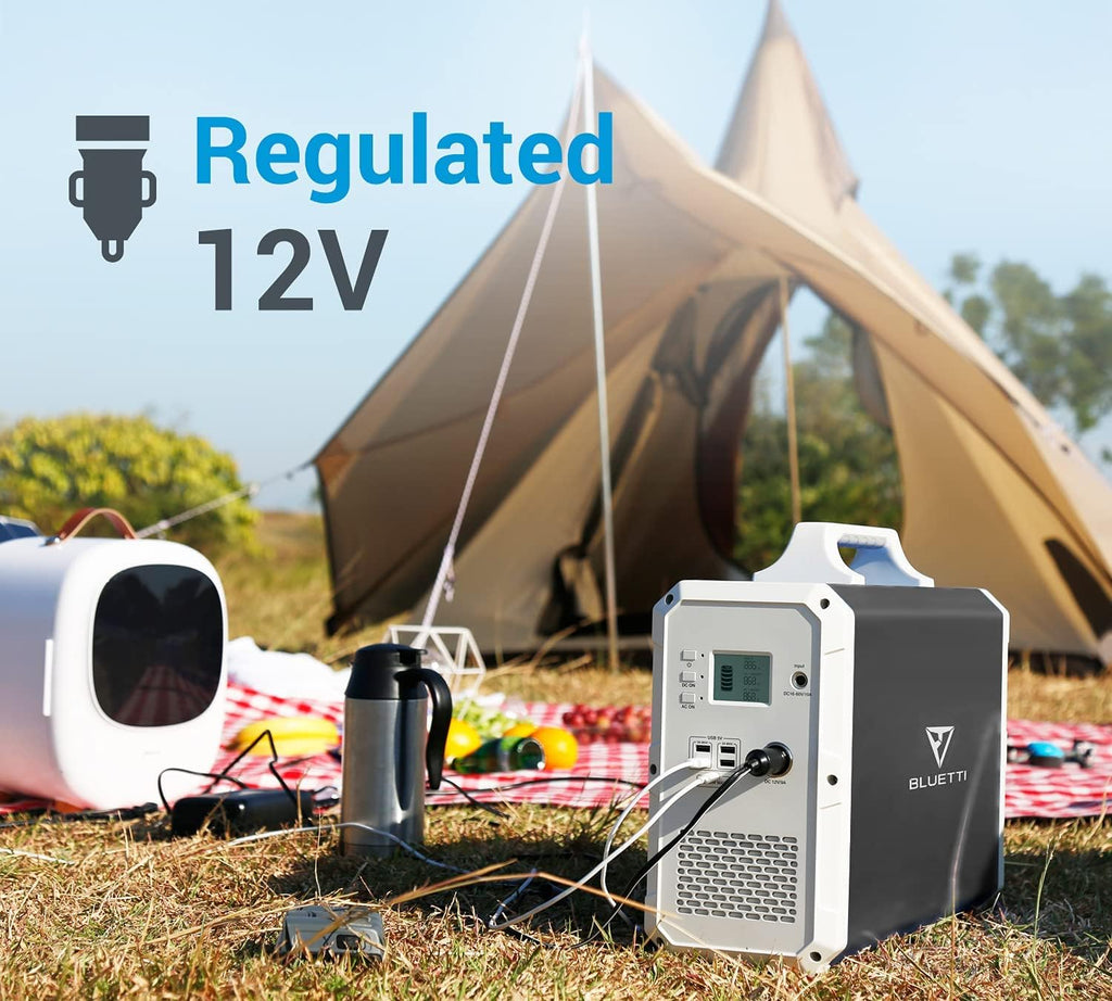 Portable Power Station 1200Wh 1000W Solar Generator with 2x110V AC Outlets M88146