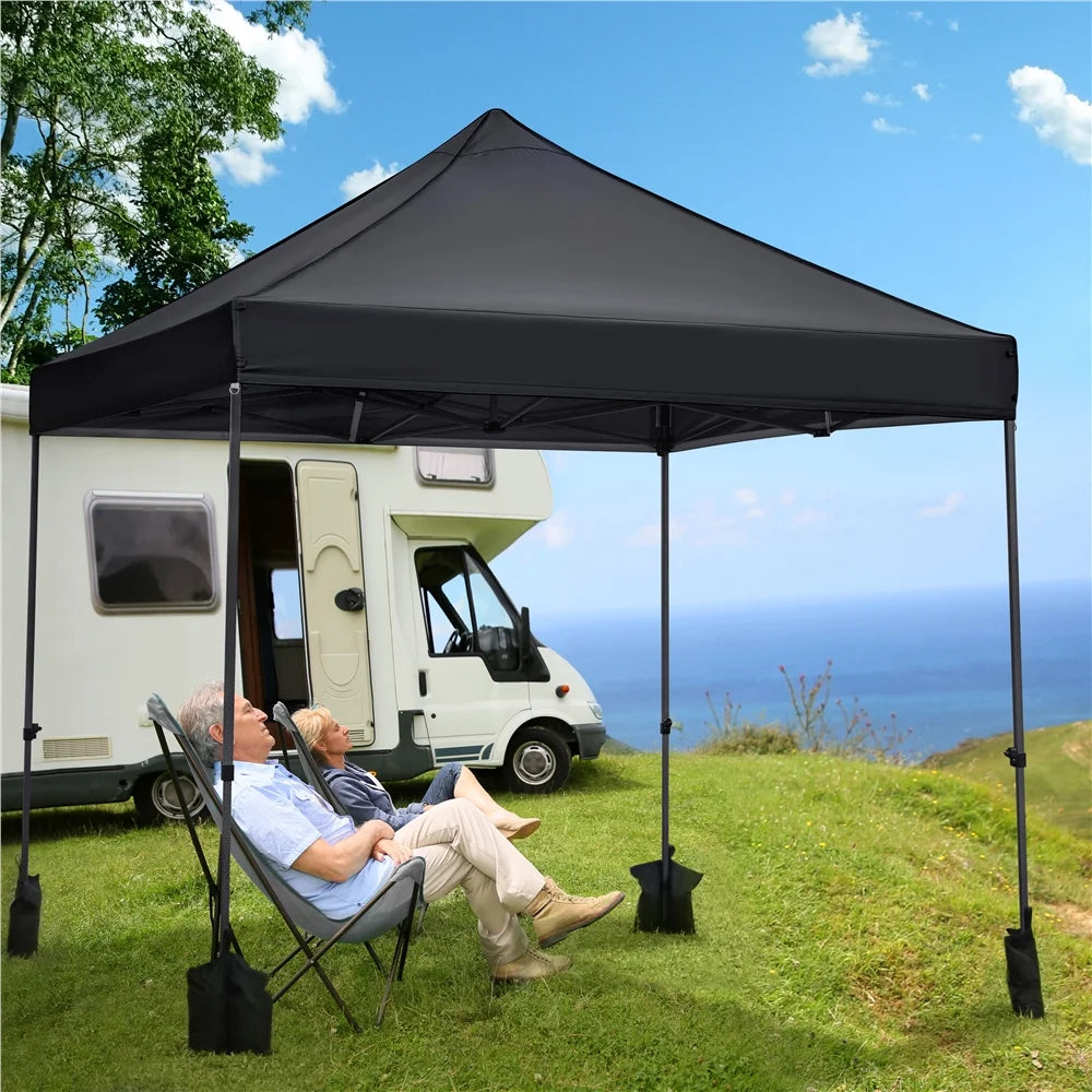 Black Square Pop-up Gazebo R194