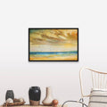 Black Float Frame Canvas Art T881701