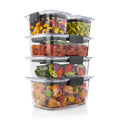 10-Piece Clear Airtight Food Storage Containers N725