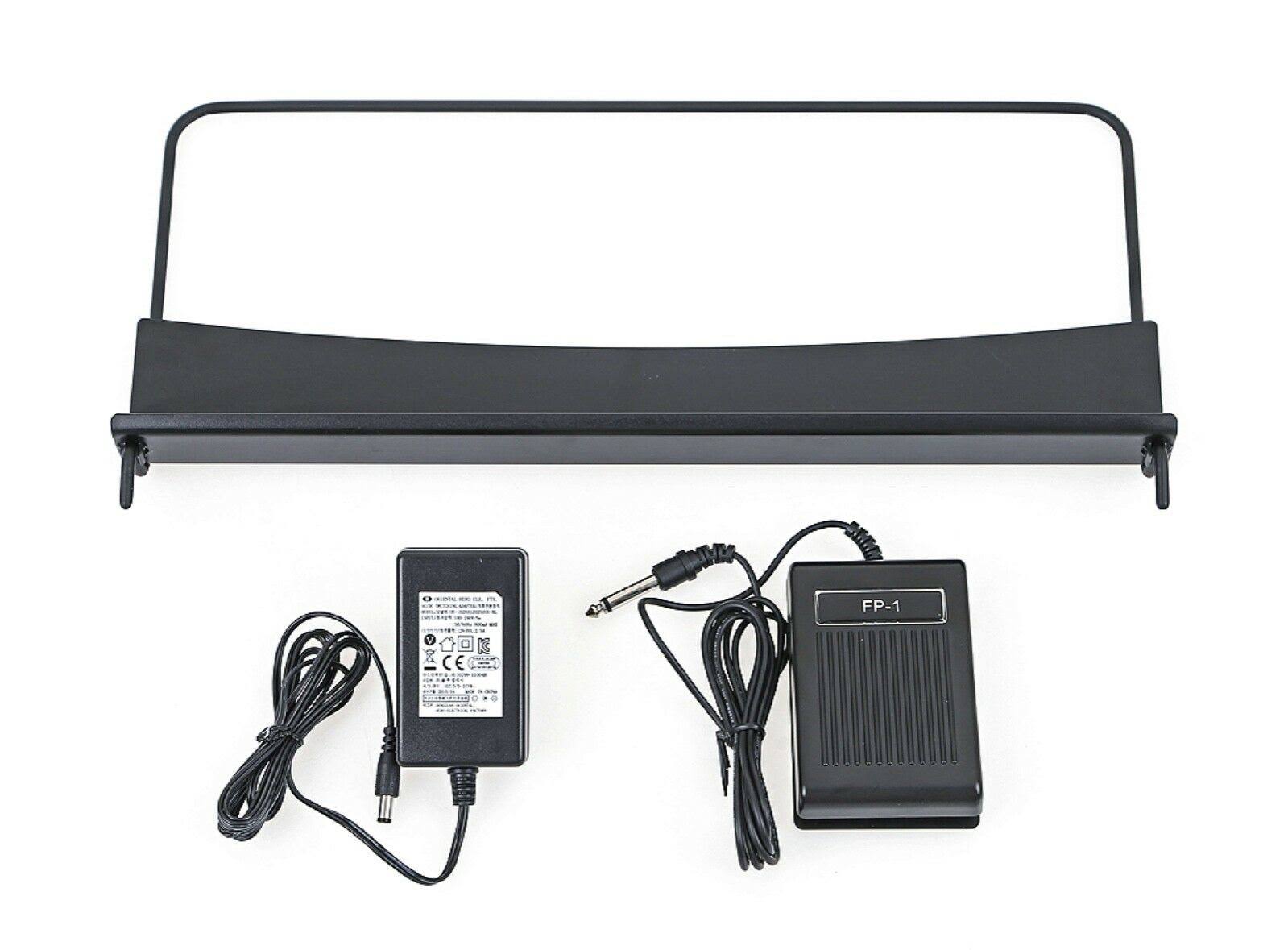 61-Key Digital Piano with Headphones & Sustain Pedal F7549