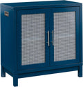 Navy Accent Storage Cabinet A908