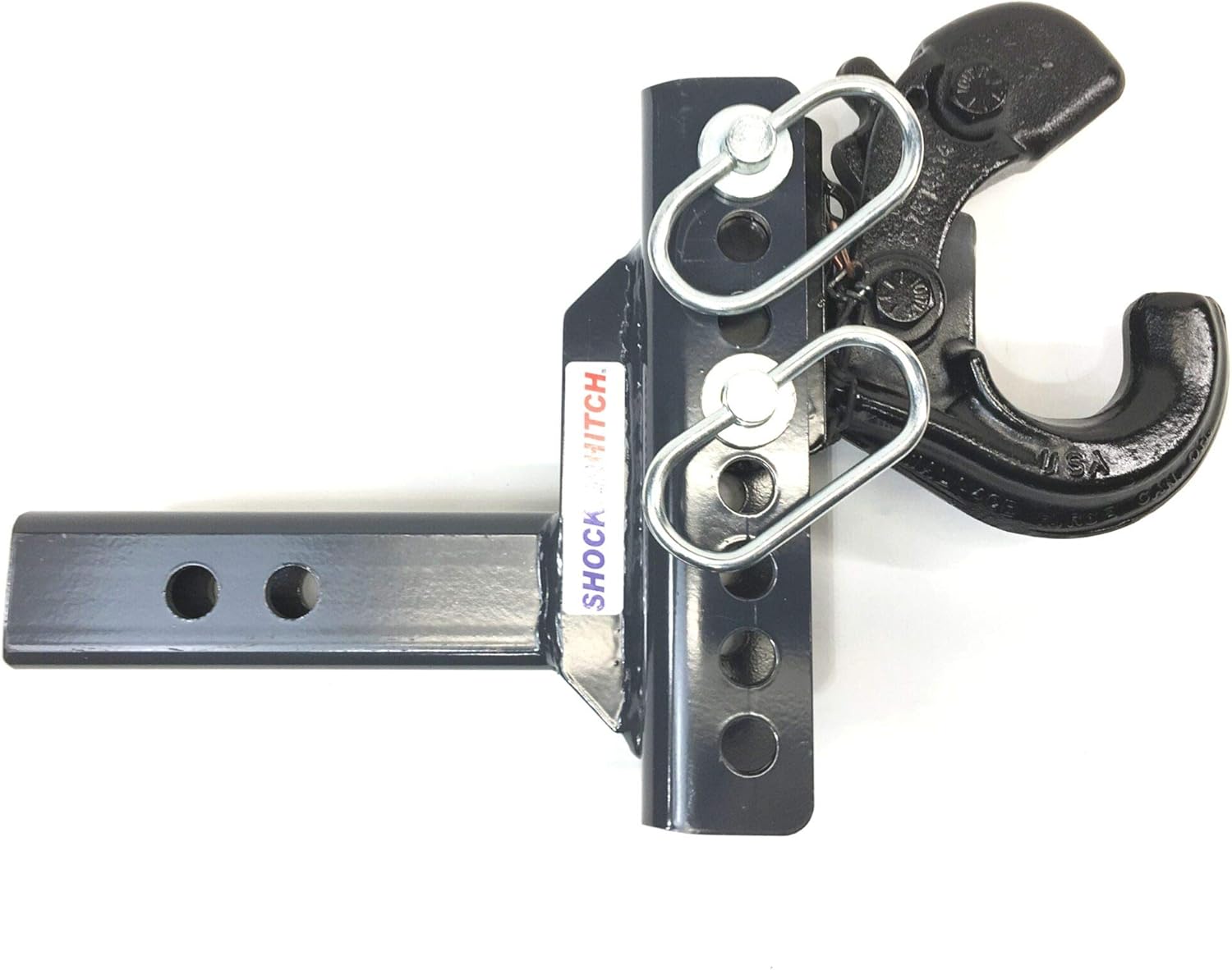 Pintle Hook Drop Ball Mount 1-1/2" Rise to 6-1/2" Drop 12,000 lbs 2" Hitch A499