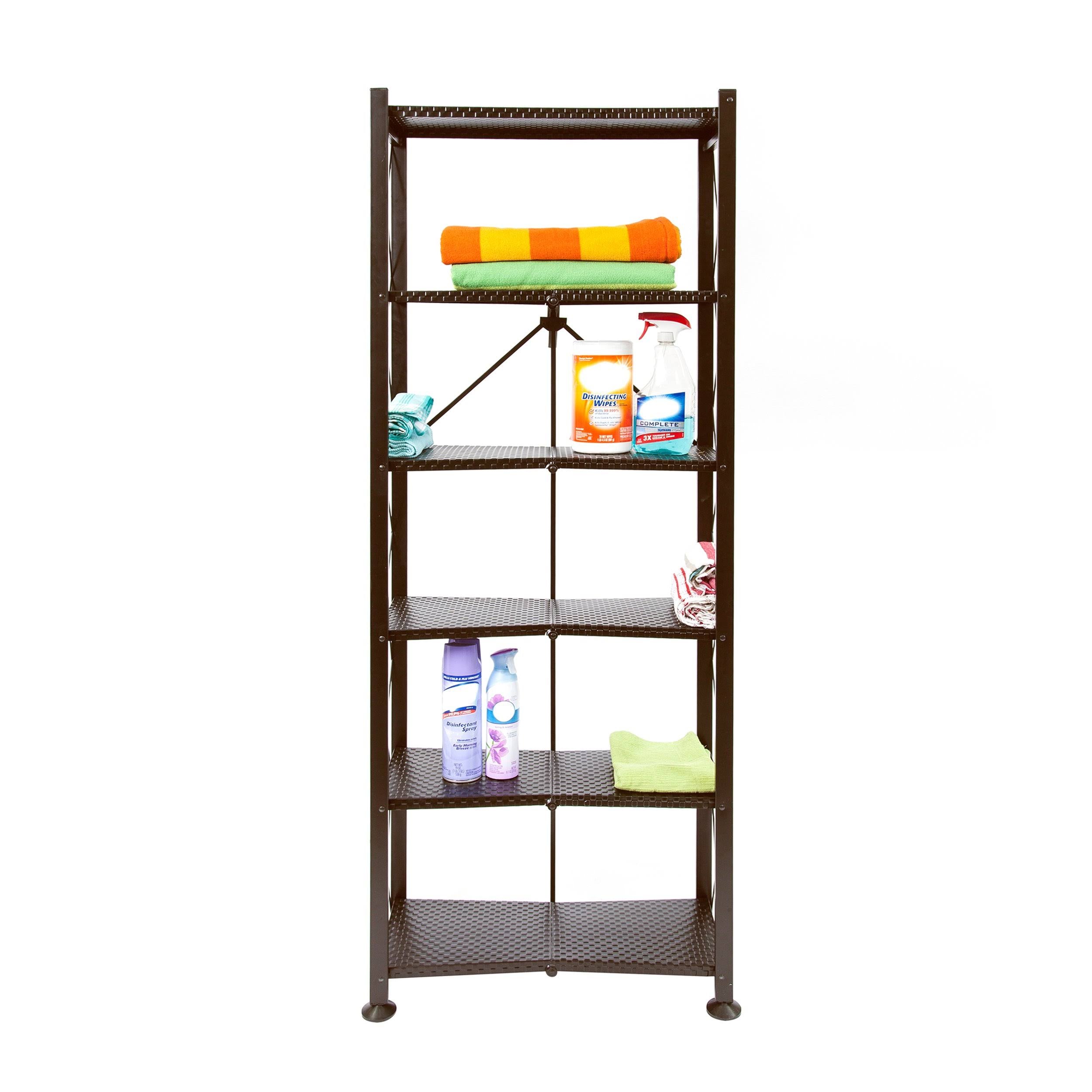 Black 6-Tier Book Shelf N220