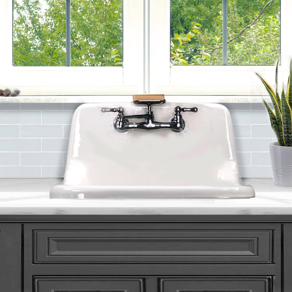22-inch Cast Iron Wallmount Utility Sink J15615