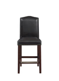 Brown Faux Leather Counter Stool S403160
