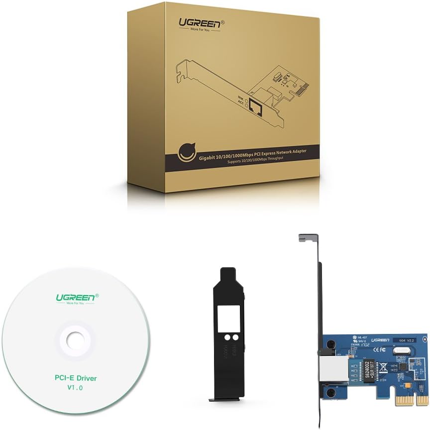 Gigabit Ethernet PCI Express Network Controller Card RJ45 LAN Adapter F431337