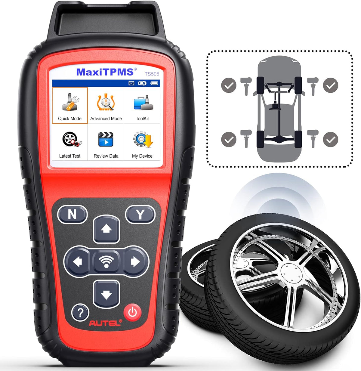 TPMS Relearn Tool, 2022 TPMS Programming Tool, 4 Modes, 315/433MHz, Upgraded Version of TS501/TS408 O35652