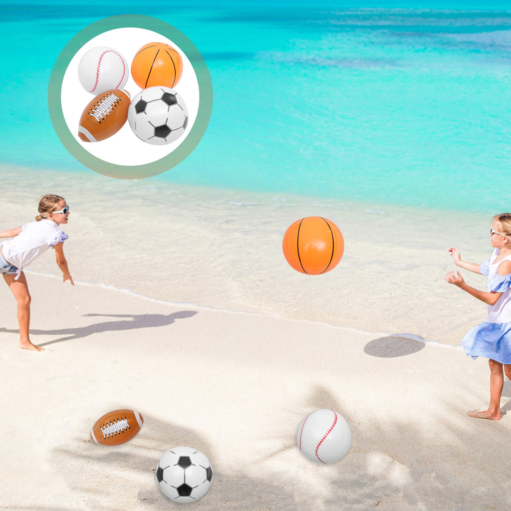 Inflatable Beach Ball Set of 4 G825444