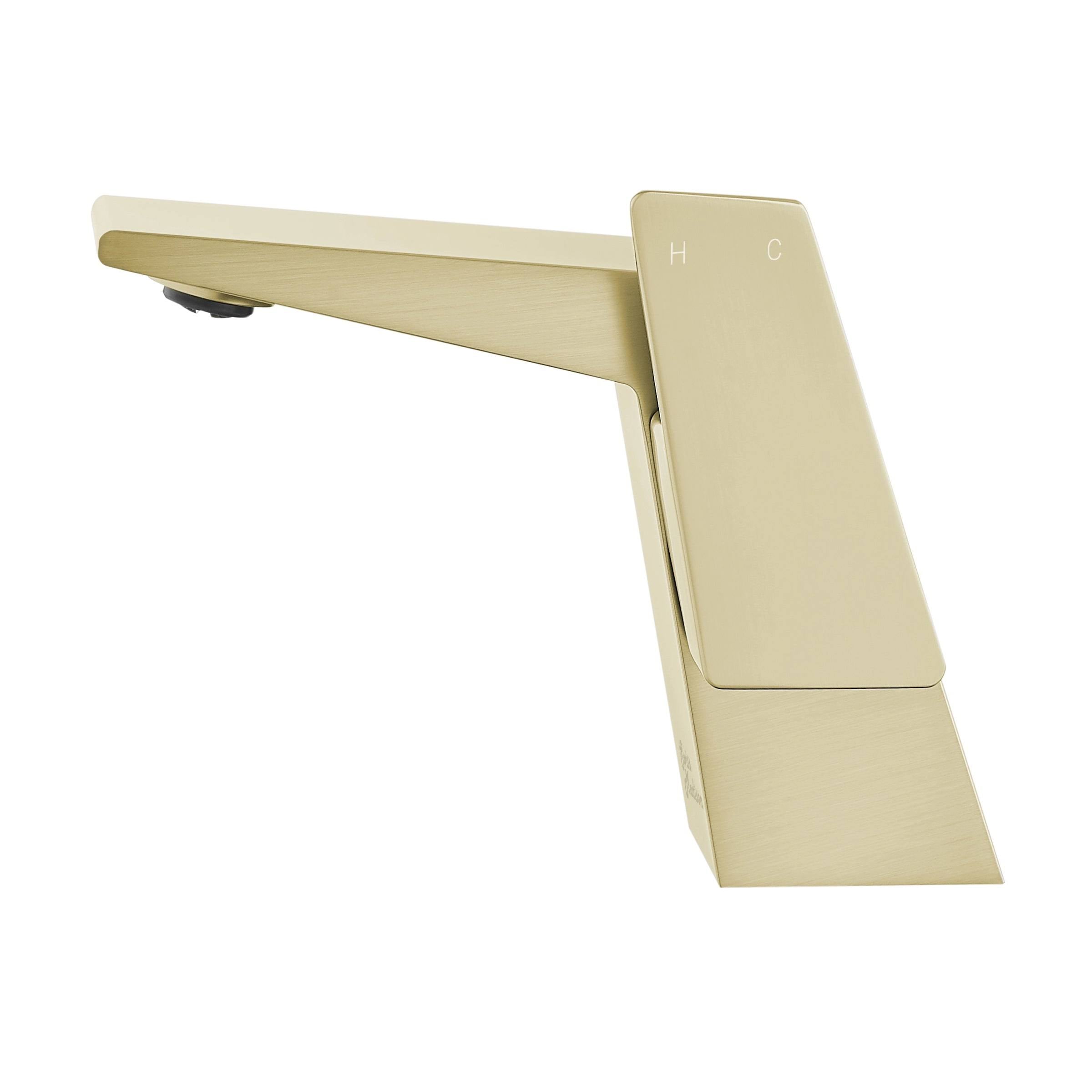 Brushed Nickel Single Hole Bathroom Faucet F198307