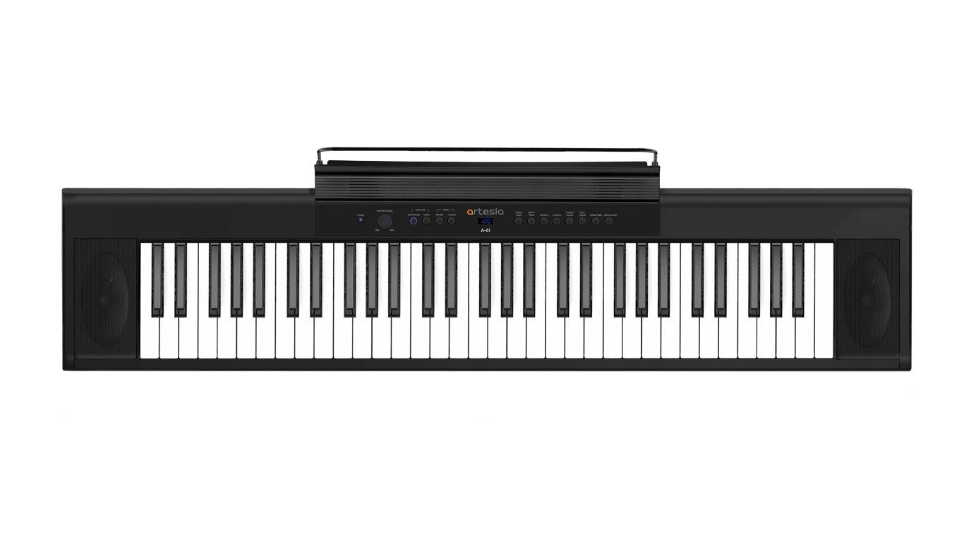 61-Key Digital Piano with Headphones & Sustain Pedal F7549