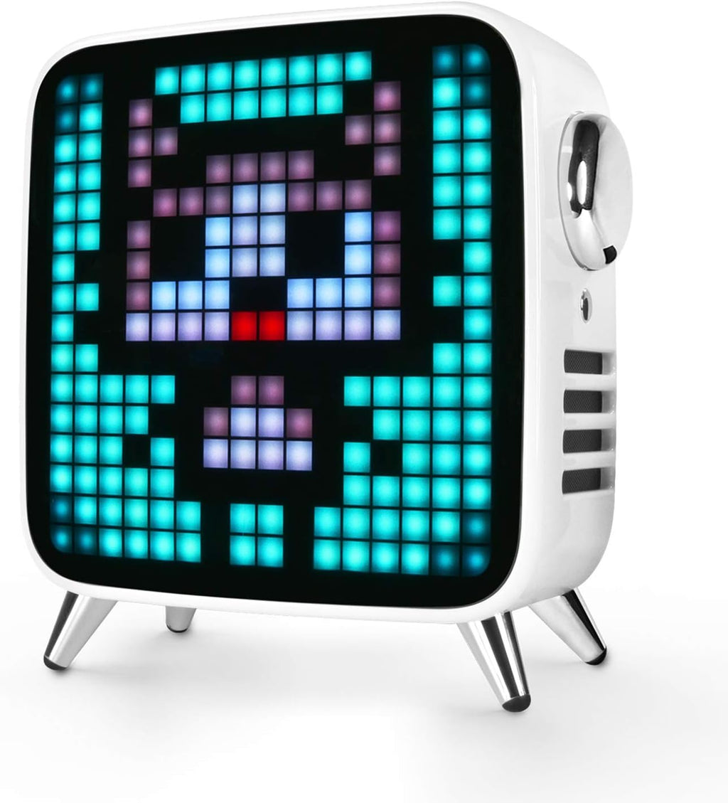 Smart Portable Bluetooth LED Speaker with Clock/Alarm (Black) Z834508