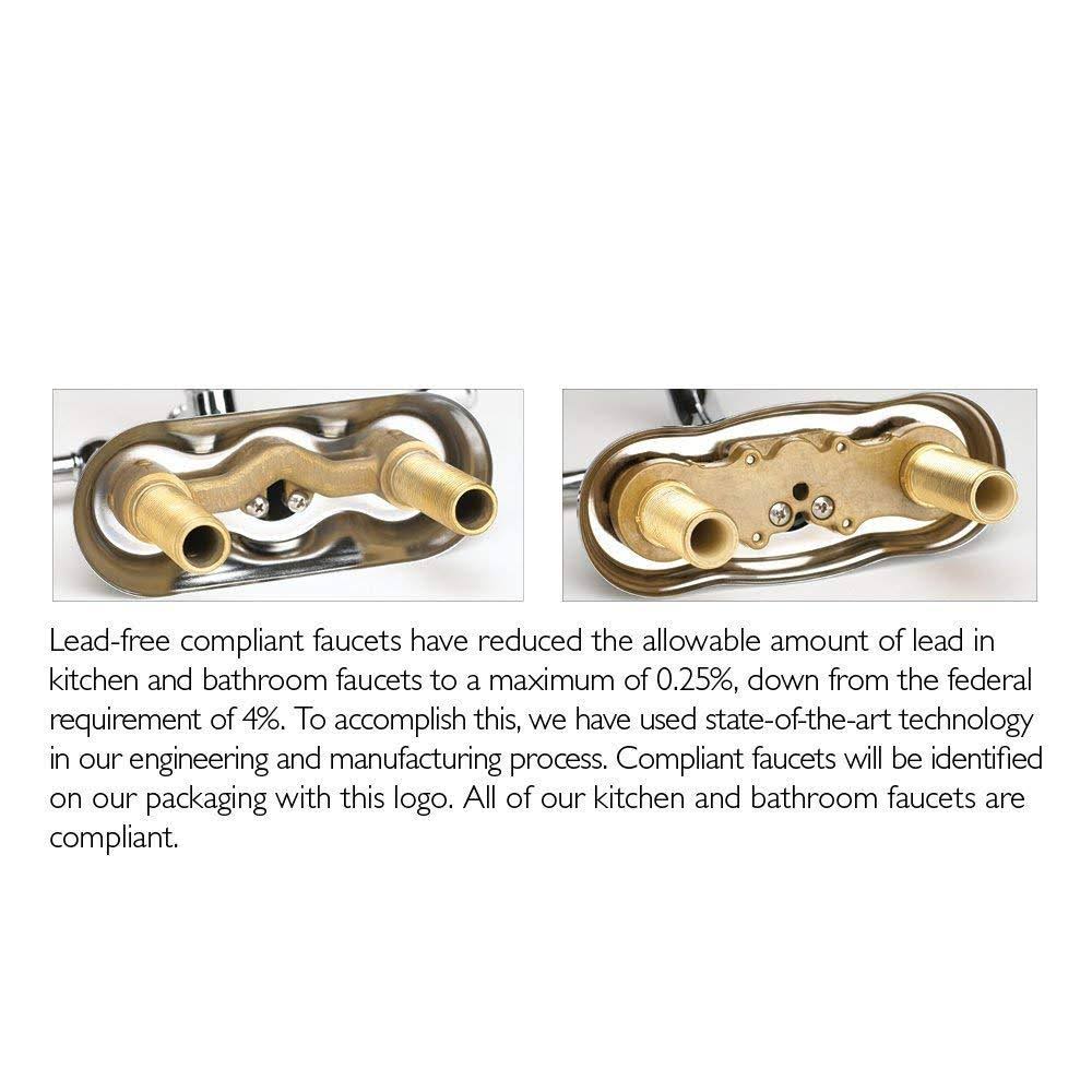 Satin Nickel Kitchen Faucet with Sprayer T313773