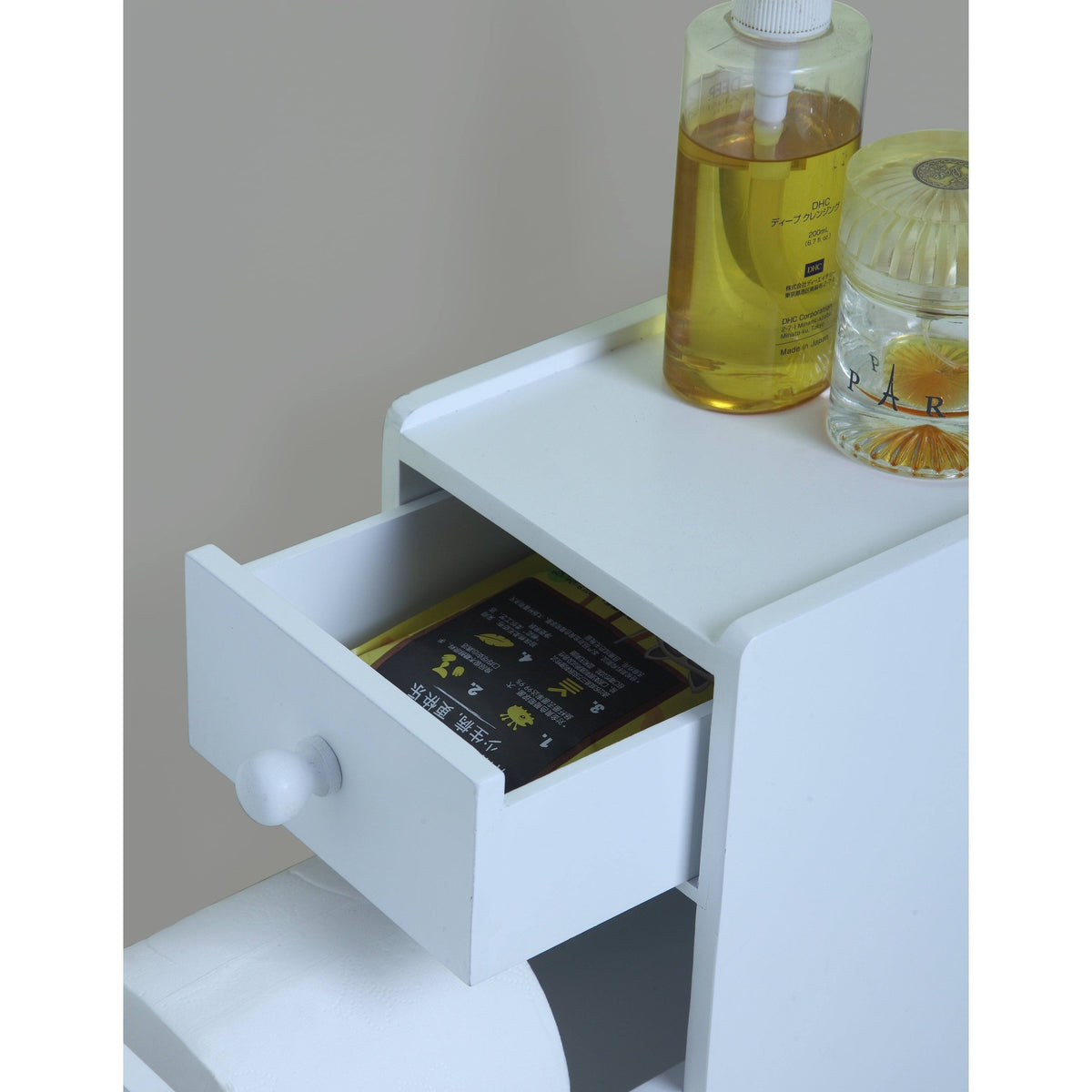Black Bathroom Floor Cabinet P692998