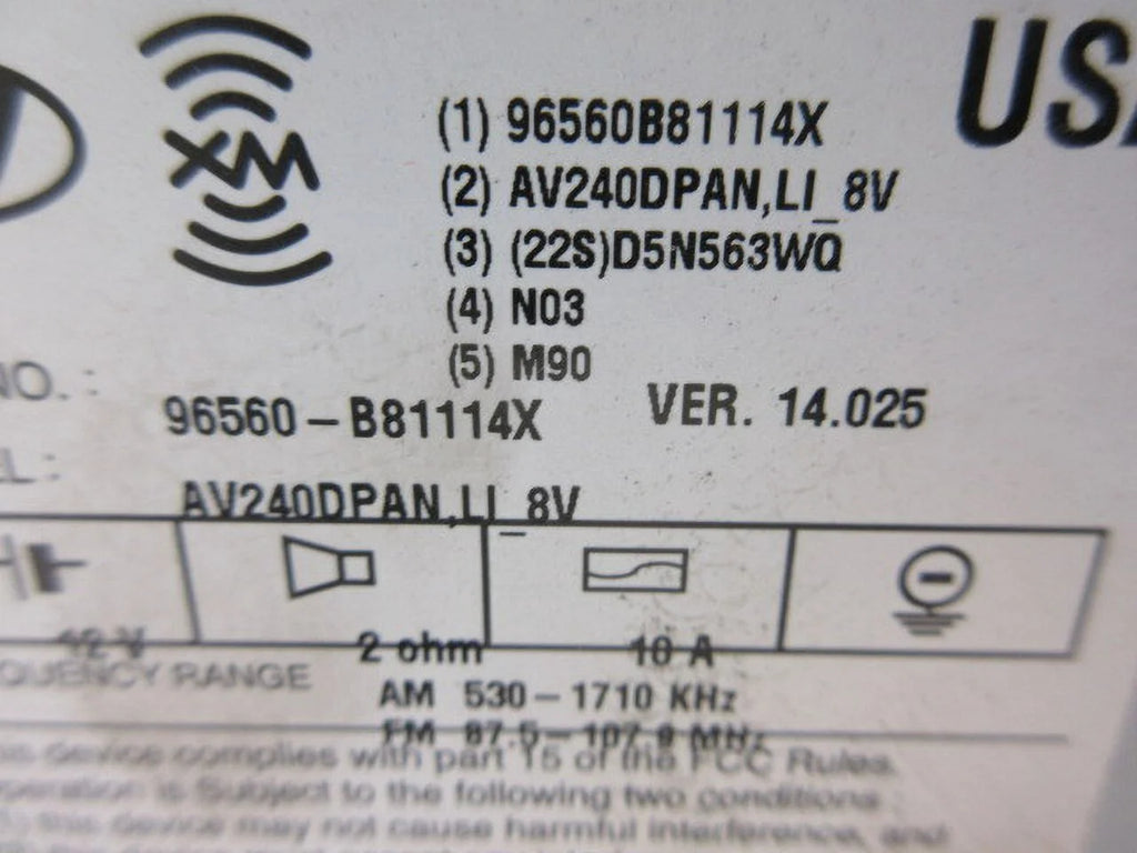 Pre-Owned Hyundai Santa Fe GPS Navigation Radio Receiver O663993