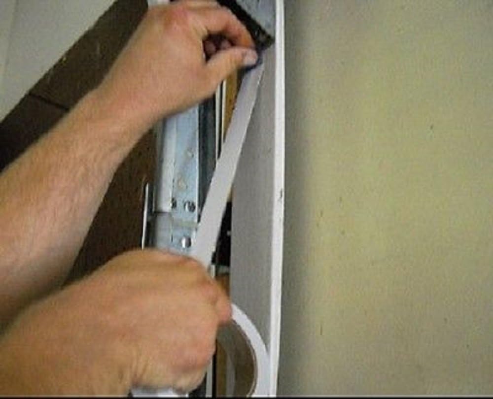 White Pre-Cut Garage Door Insulation Kit Reflective Foam H57767