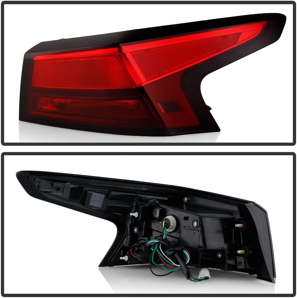 All Red Lens Tail Lights Assembly O729910
