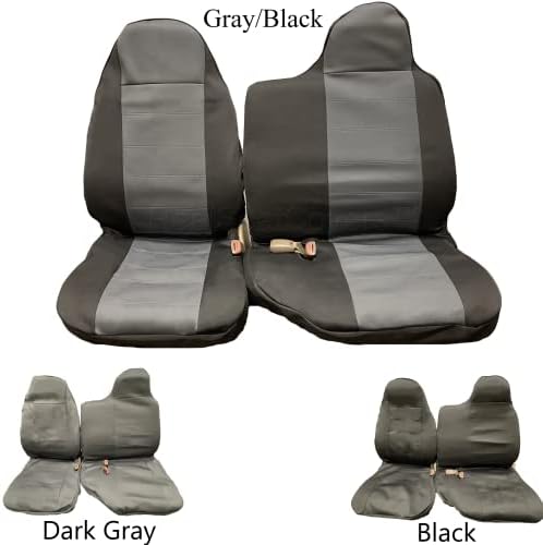 Gray Waterproof Neoprene Bench Seat Cover for Ford Ranger F987435