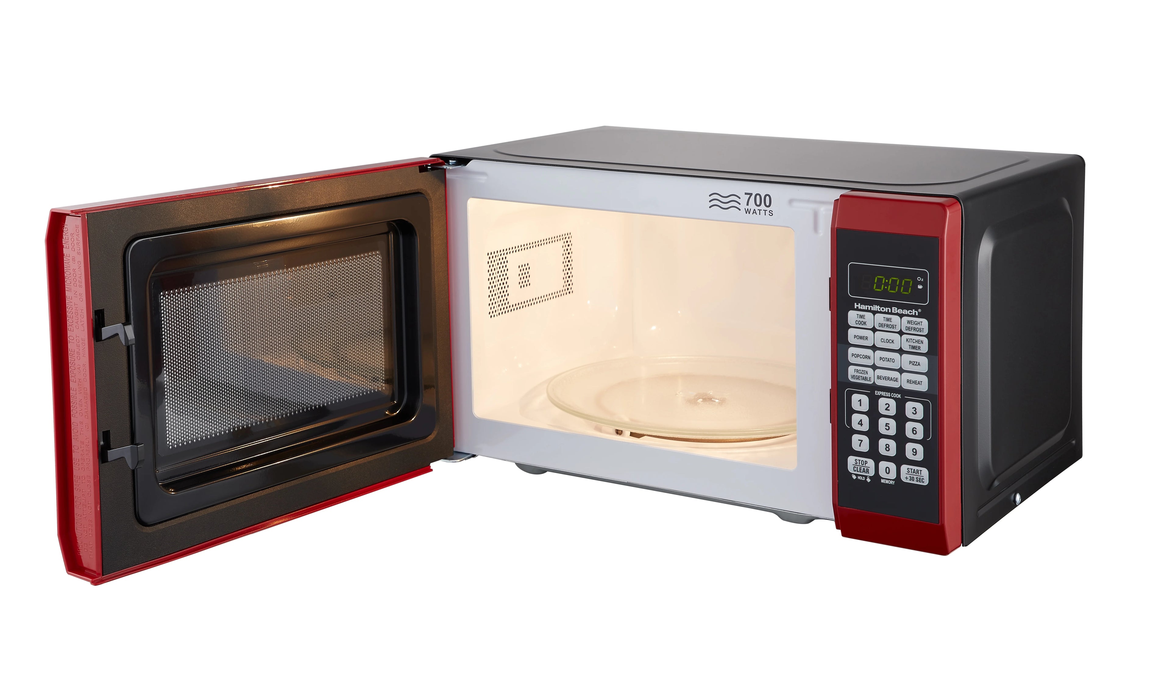 Red Microwave Oven V638