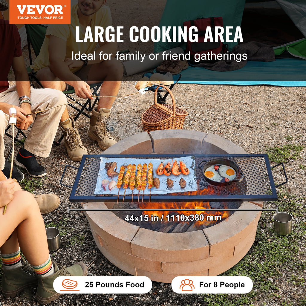 44" Rectangle Fire Pit Grill Grate Q739
