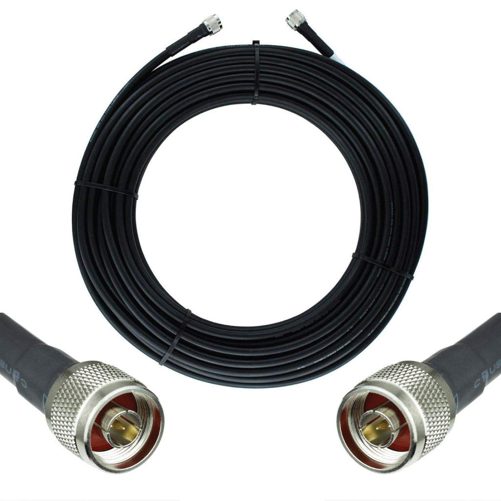 LMR®400 Equivalent Coaxial Cable 30ft SMA Male to SMA Female A814