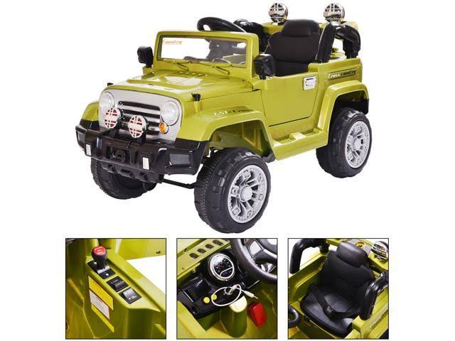 Green 12V Battery Powered Electric Ride on Car with Remote Control I64776