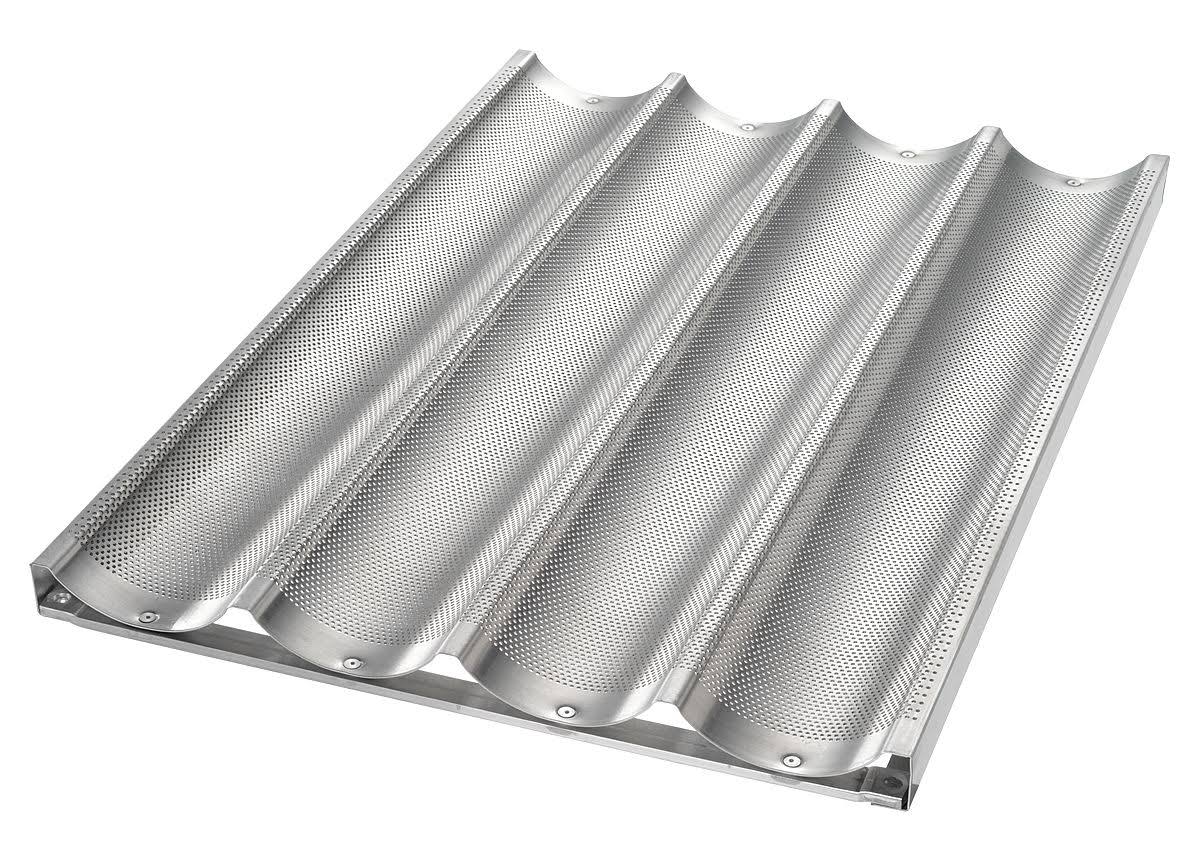 Glazed Aluminum Baguette/French Bread Pan C7185