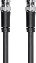 25 Feet Black RG6 BNC Cable W59302