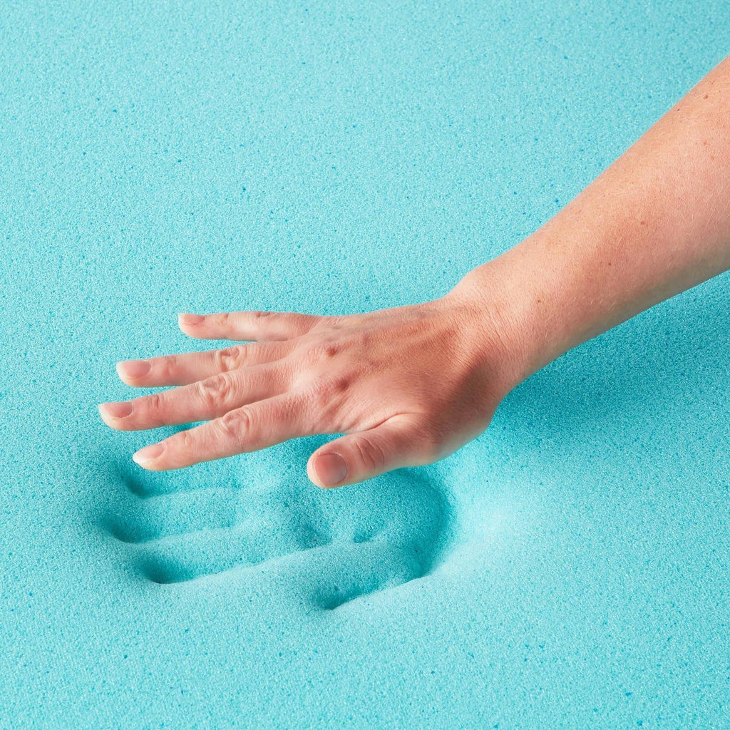 Twin Gel Memory Foam Topper with Cover F52279
