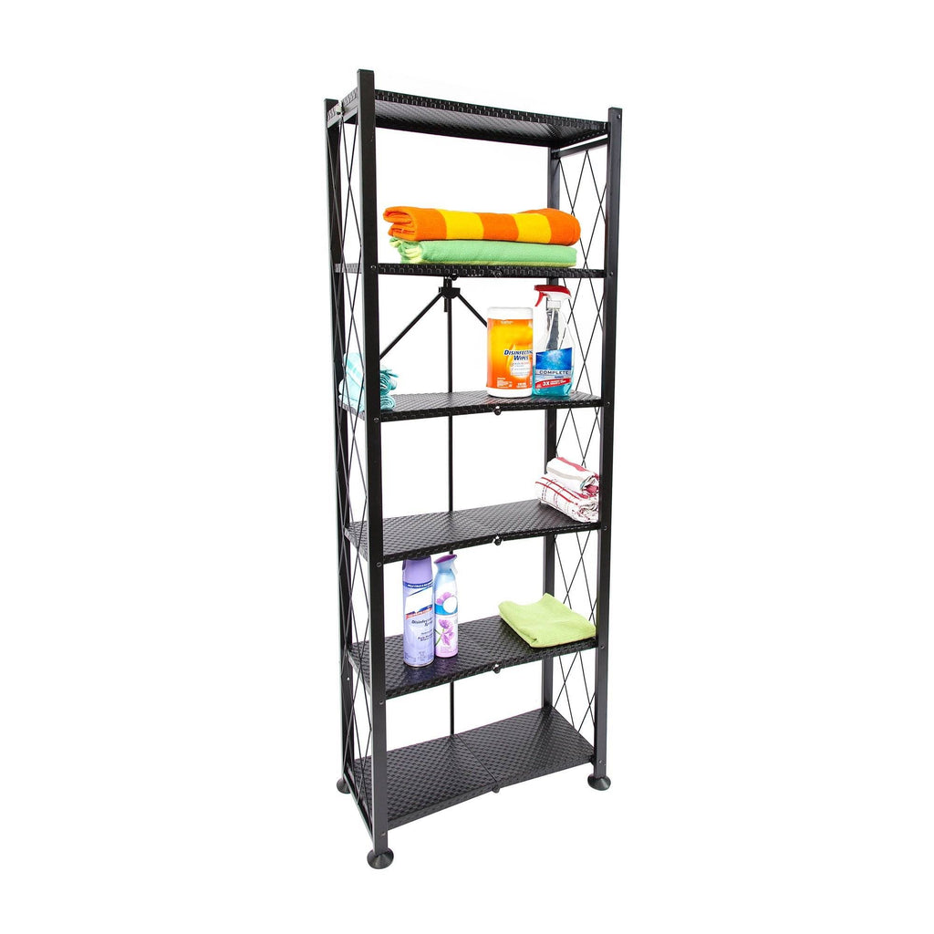 Black 6-Tier Book Shelf N220