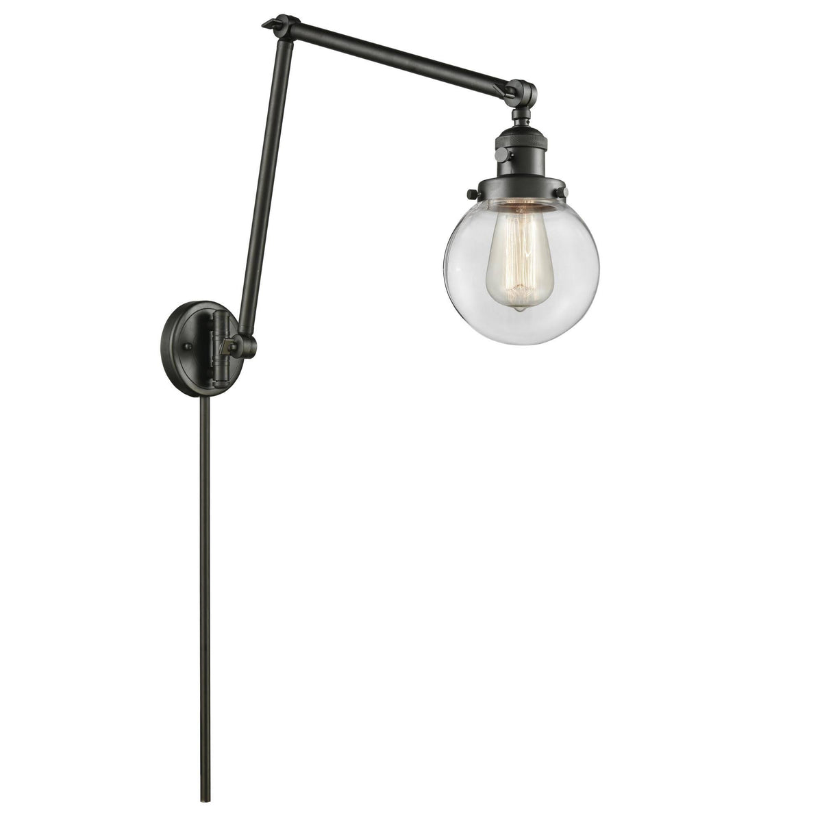 Oil Rubbed Bronze Swing Arm Lamp R21461