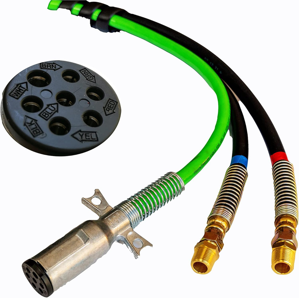 12 Ft. 3-in-1 Wrap Set ABS Electrical and Rubber Air Line Hose Assemblies L854
