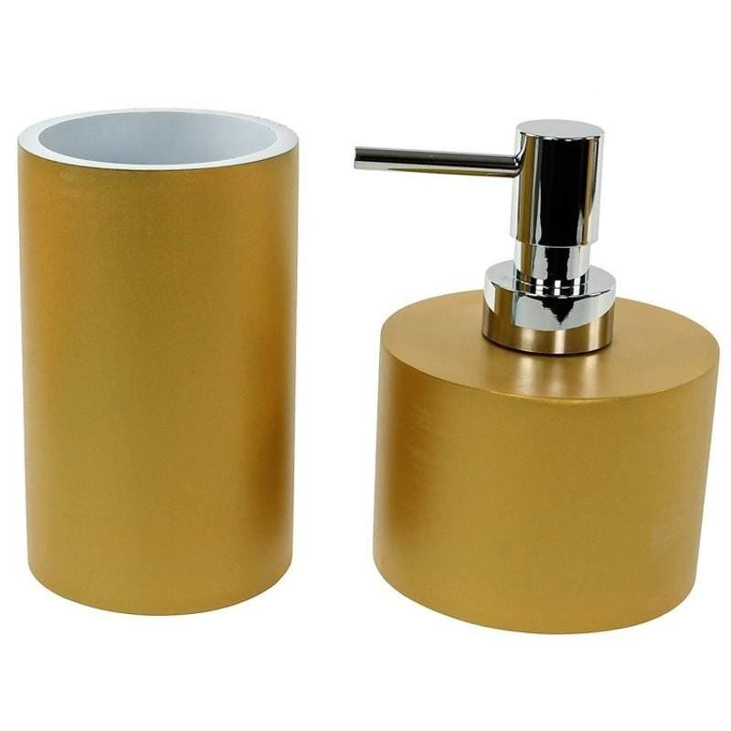 Gold Bathroom Accessory Set C560