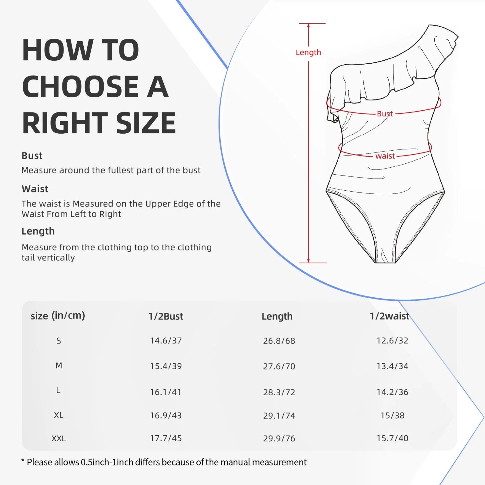 Sea Turtle One Shoulder Ruffle Monokini Bathing Suits with Removable Chest Pad G92881