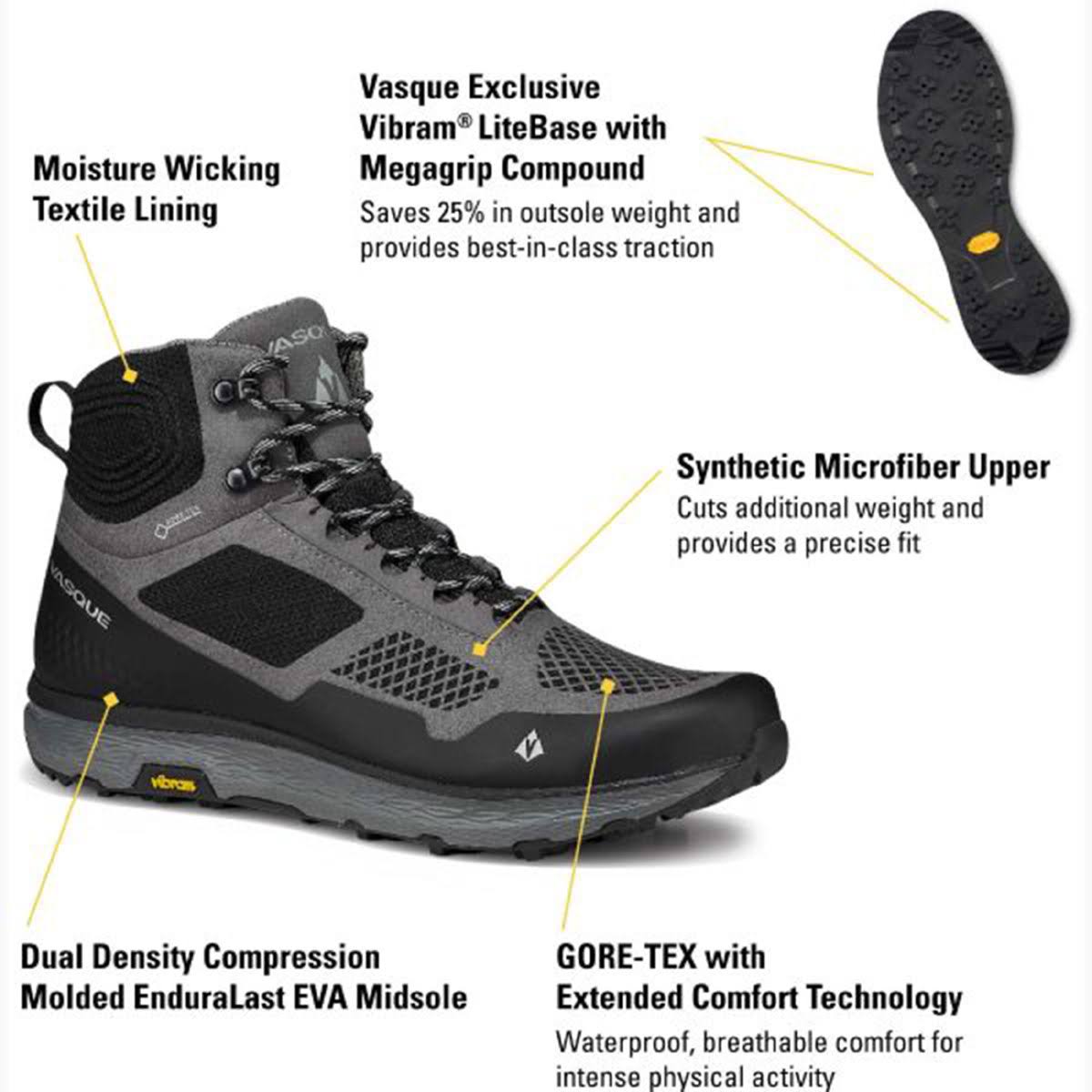 Gargoyle Jet Black Hiking Boots K533