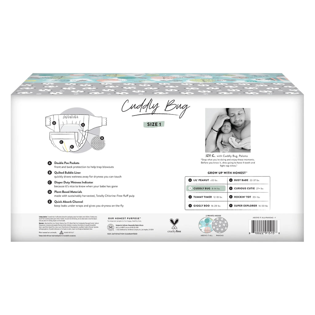 Disposable Baby Diapers, Size 1, 120 Count V31986