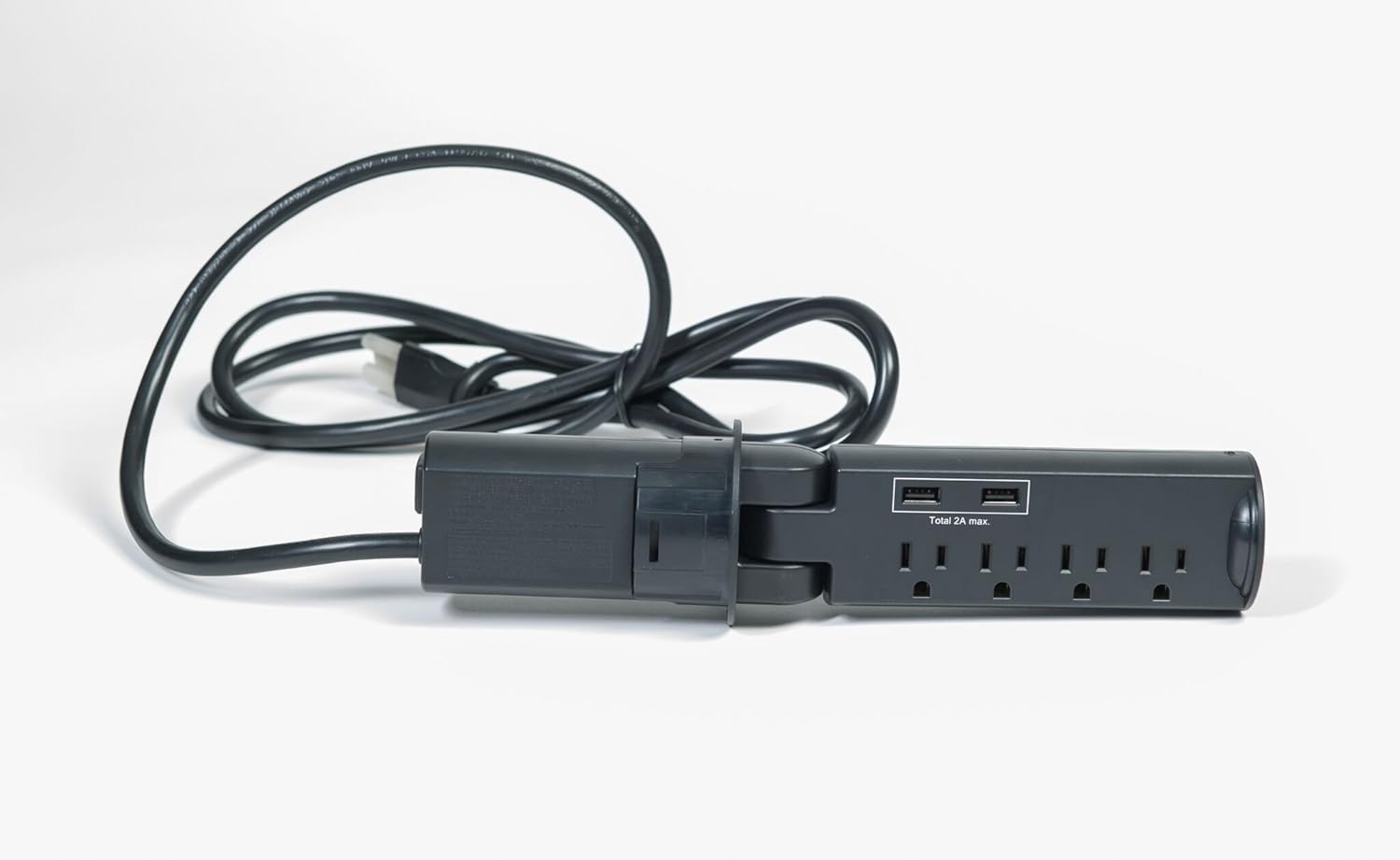 Desktop Pull-Up Power Module Grommet with Surge Protector and USB J172