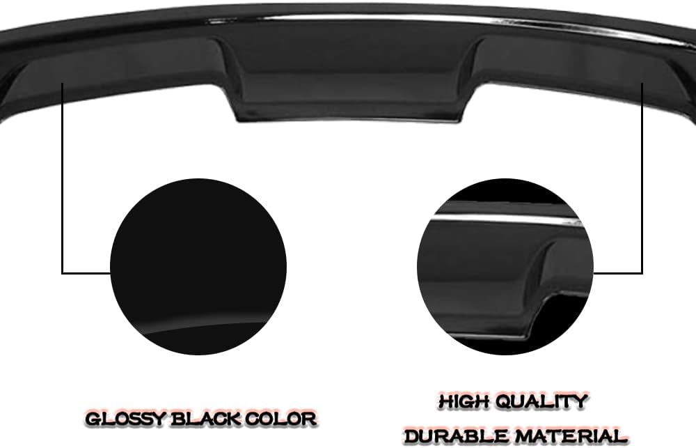 Glossy Black Rear Spoiler Wing Trunk Spoiler X77940
