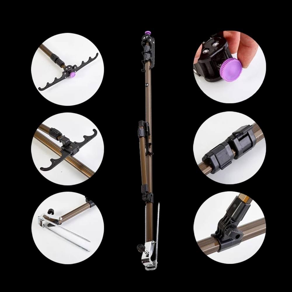 Aluminum Alloy Fishing Rod Holder H825551