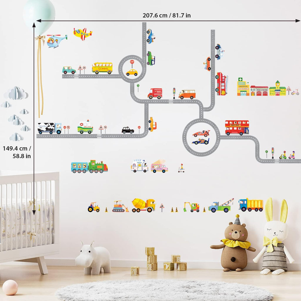 Kids Wall Stickers Peel and Stick Removable Wall Decals H86100