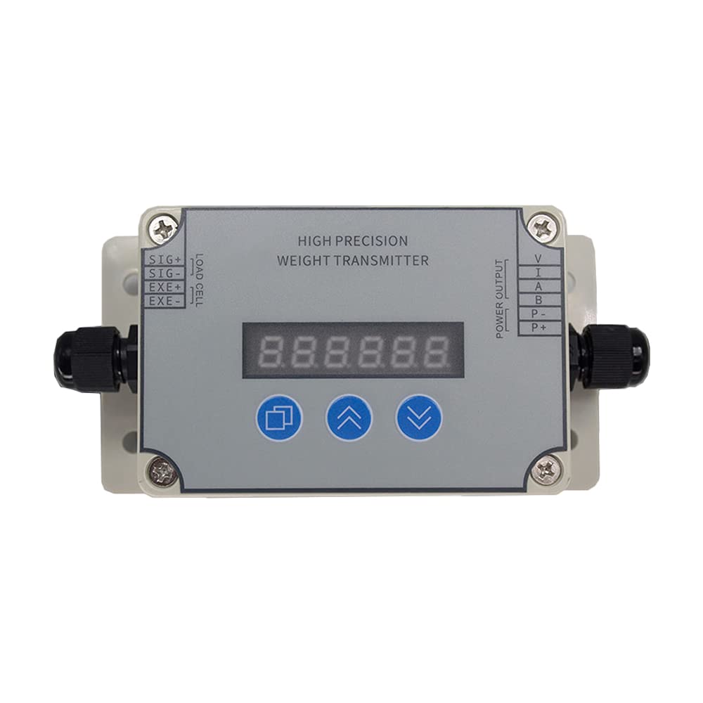 Load Cell Amplifier with Digit Display, Output 4-20mA/0-10V/RS485, Accuracy ±0.2%FS D4242