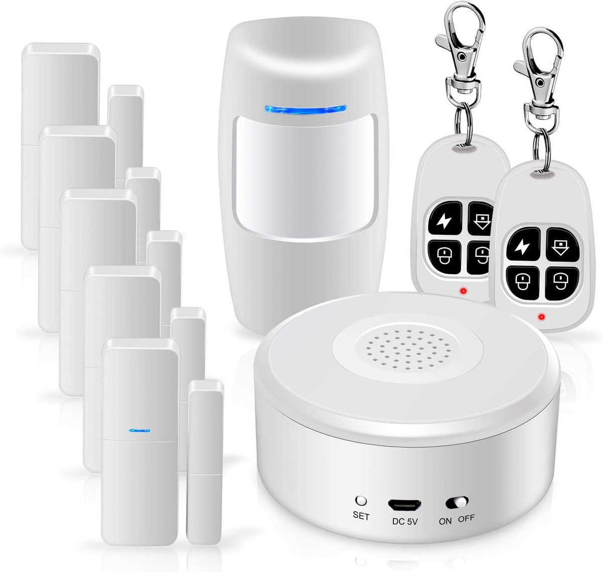 9-Piece Wireless Home Security System Kit A994
