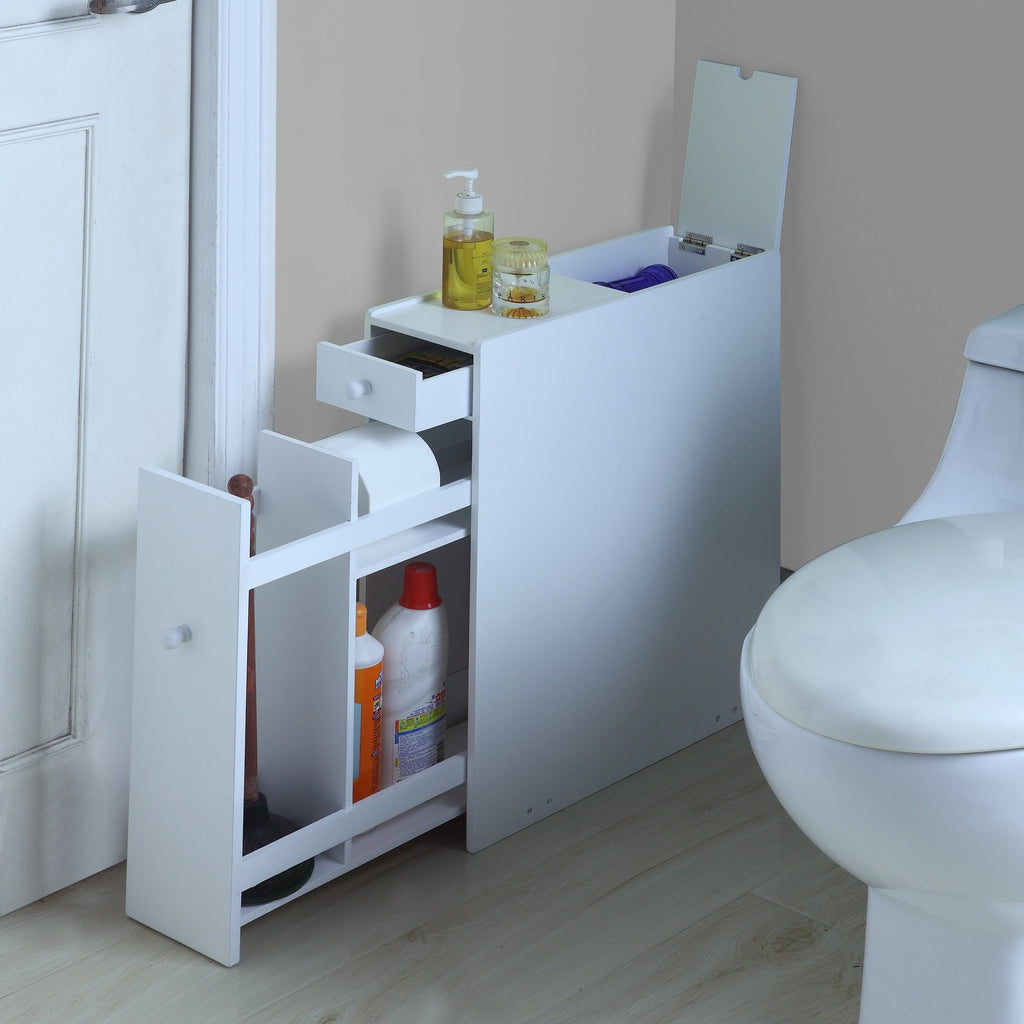 Black Bathroom Floor Cabinet P692998