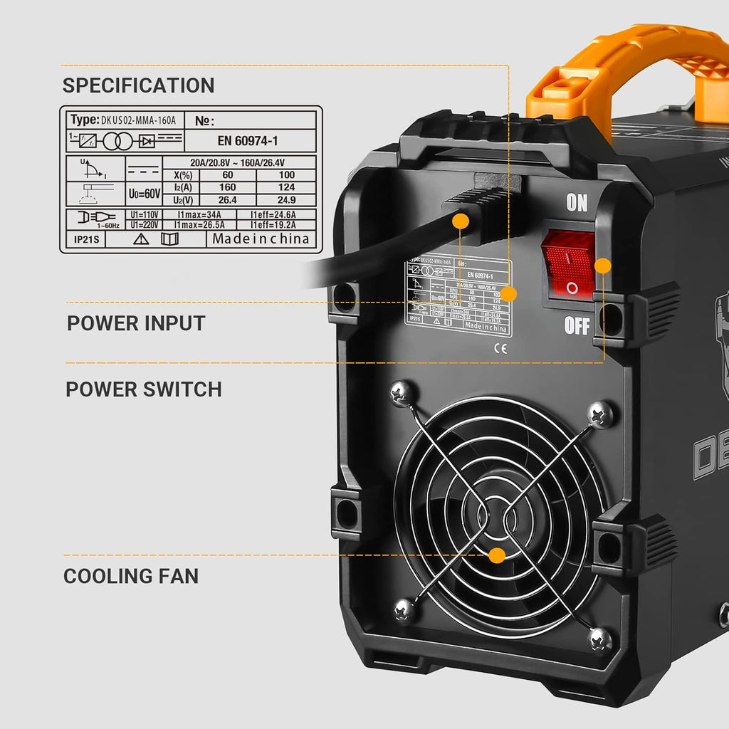 160A Stick ARC Welding Machine IGBT Digital Display X498