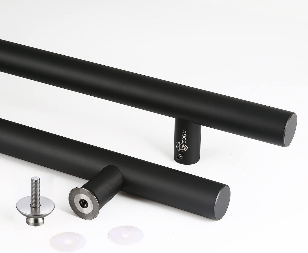 36 inches Solid Stainless Steel Push Pull Door Handle, Matte Black Finish F322