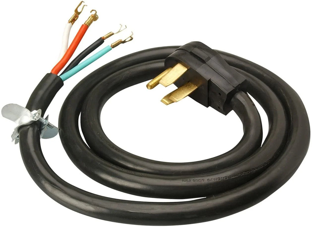 50-Amp Range and Dryer Appliance Cord, Black, 6-Feet Z13895
