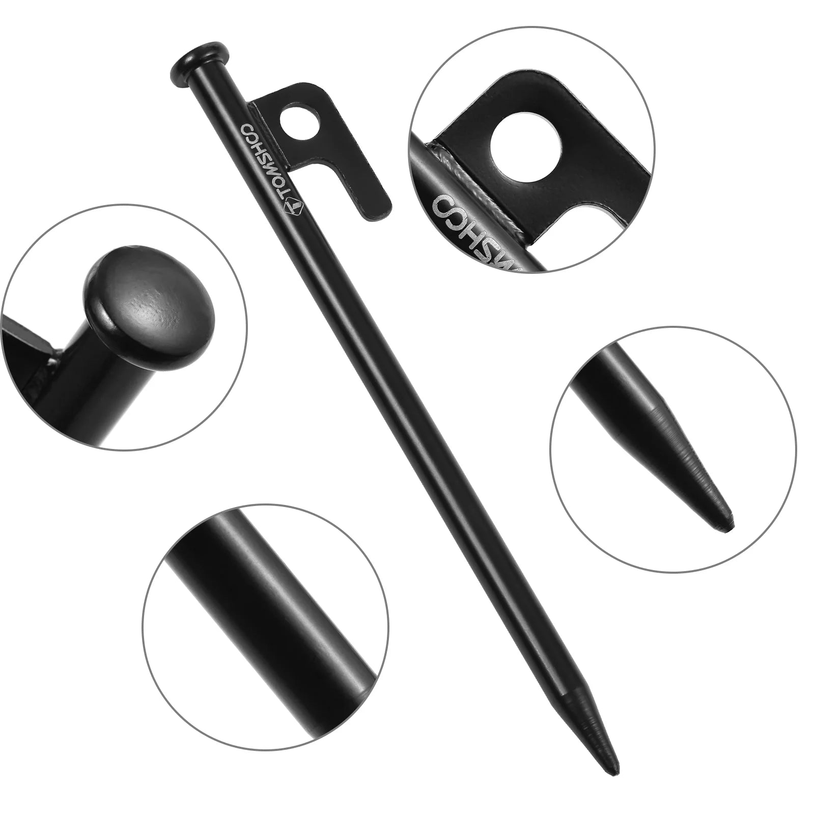 6PCS Heavy Duty Steel Tent Stakes S27051
