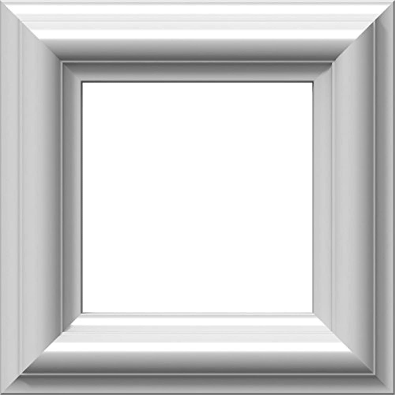 Molded Classic Wainscot Wall Panel, Factory Primed White G2714