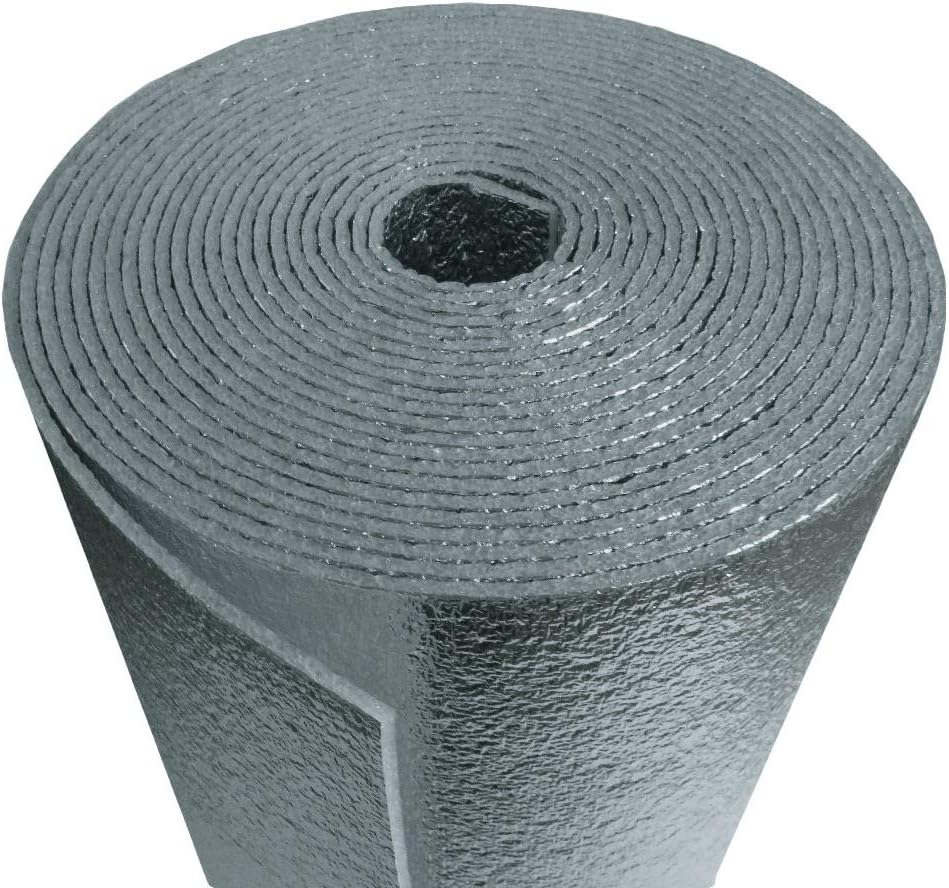 White Pre-Cut Garage Door Insulation Kit Reflective Foam H57767