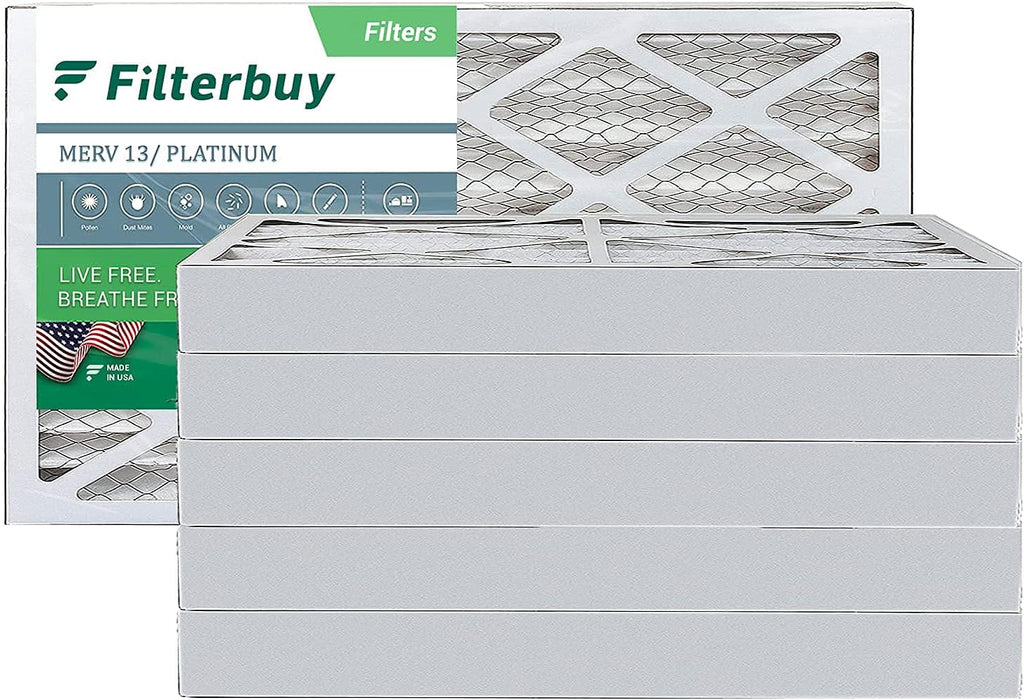 16x25x4 MERV 13 Pleated HVAC Air Filter (6-Pack) R566